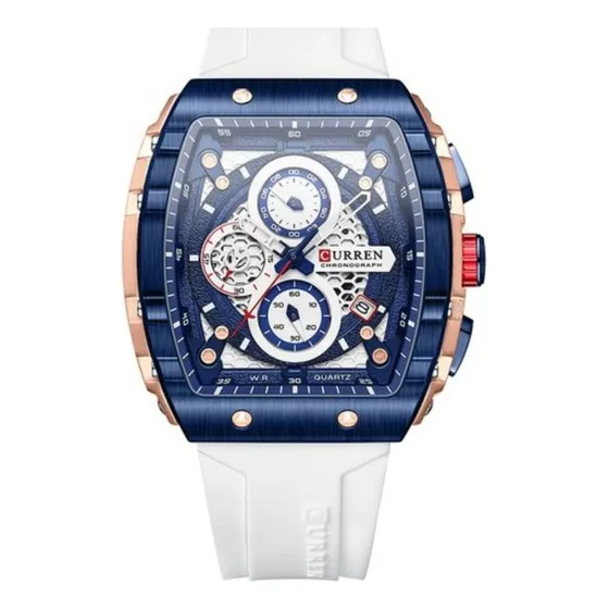 Reloj Para Hombre Curren 8442 Kred8202 Blanco