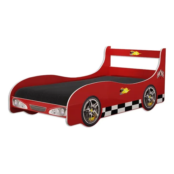 Cama Cuarto Infantil - 1 Plaza - Diseño Auto De Rally