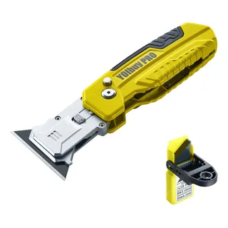 Cuchillo Utilitario Plegable Con Raspador Y 2 Cuchillas Sk2 Cuchillo Utilitario Plegable Con Raspador Y 2 Cuchillas Sk2