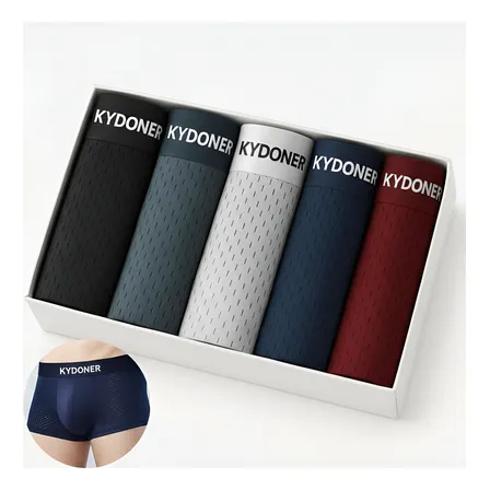 Kit 5 Cuecas Boxer Dry Fit Respirável E Antiodor Adulto
