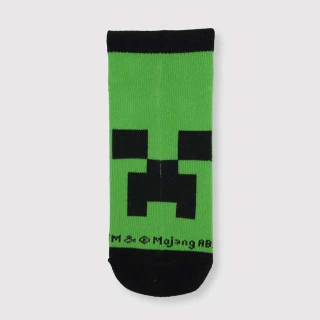 Bipack Niño Calcetin Tnt Minecraft Verde