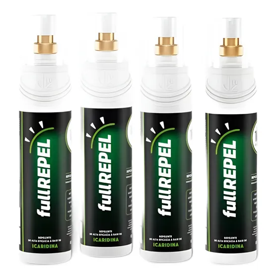 Repelente Fullrepel 10h De Proteção Contra Dengue 4 Unidades