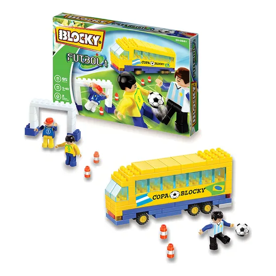 Bloques para armar Blocky Futbol Blocky Fútbol 1 95 piezas  en  caja