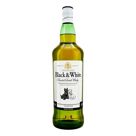 Black & White Blended Scotch 8 escocés 1L