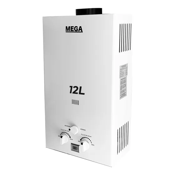 Calefón Marca Mega 12 L/m Tiro Natural Registrado En Ursea