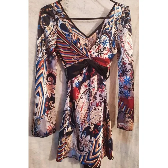 Blusa Manga Larga De Seda - Talla S - Marca Carolina