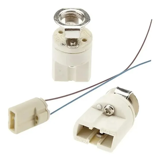 Kit 50 Soquete G9 Para Lampada G9 Halopim Com Base Metalica
