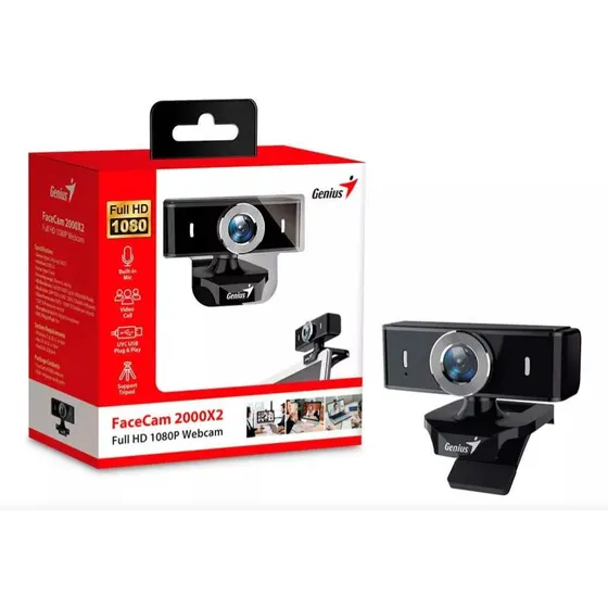 Webcam Genius Facecam 2000x2 Full Hd 1080p Mic