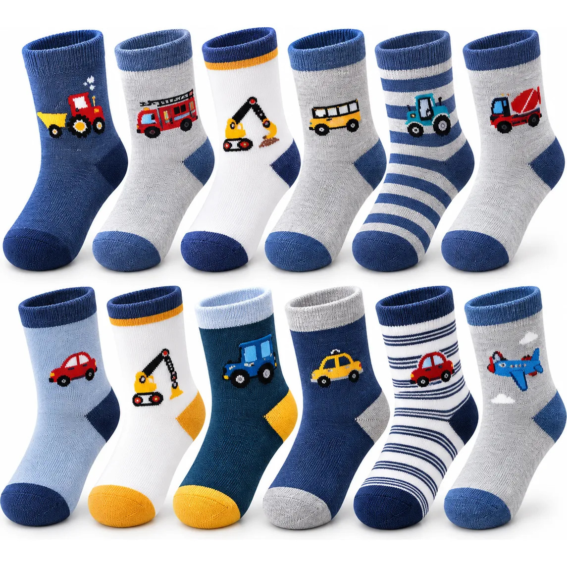 Kit 12 Pares Meia Infantil Premium Cano Alto 0 A 10 Anos Sortidas Azul/masculino 2-4 Anos Kit 12 Pares Meia Infantil Premium Cano Alto 0 A 10 Anos Sortidas Azul/masculino 2-4 Anos