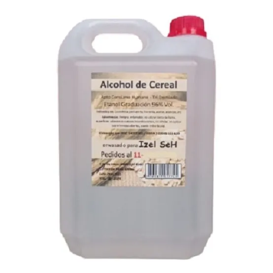 Alcohol De Cereal X 5 Lts 96% Tridestilado Neutro