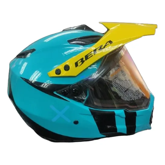 Casco Bera Road (azul, S, Integral) Original Para Moto