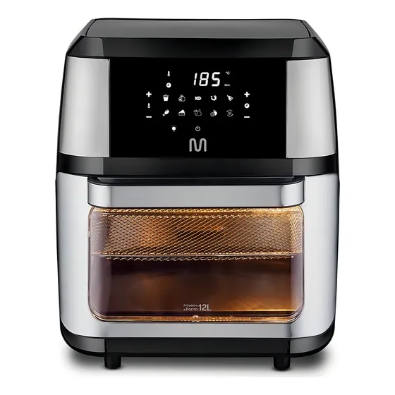 MultI GO226 freidora de aire con Horno 12L panel digital color negro