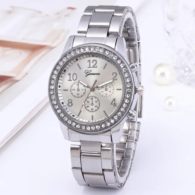 Reloj Dama Clasico De Lujo Diamantes