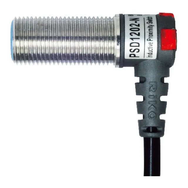 Sensor Inductivo M12 Conector 90°, Pnp, Npn Mca Riko Psd1202