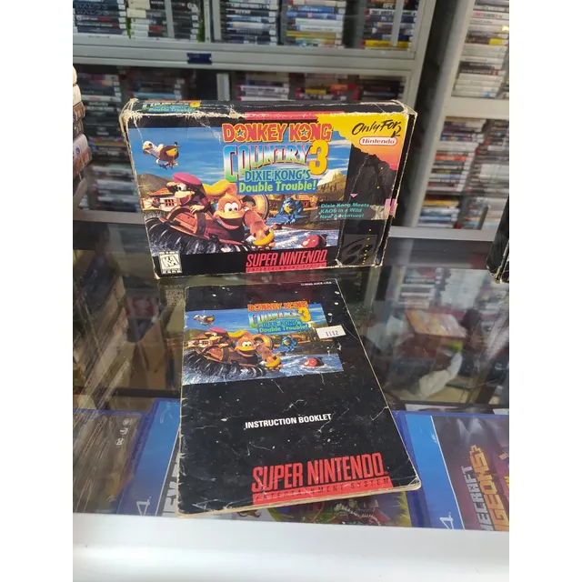 Caja Y Manual Donkey Kong 3 - Super Nintendo Snes