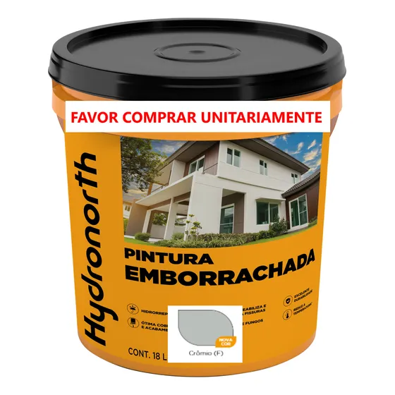 Tinta Emborrachada Elástica Parede 18 Hydronorth - Cores