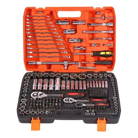 Caja Herramientas Set Kit Juego Dados Chicharra Llaves Corona 216 Piezas Tecnopro