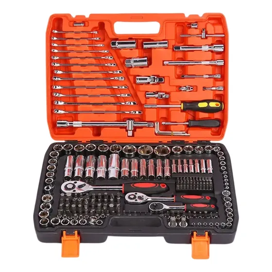 Caja Herramientas Set Kit Juego Dados Chicharra Llaves Corona 216 Piezas Tecnopro