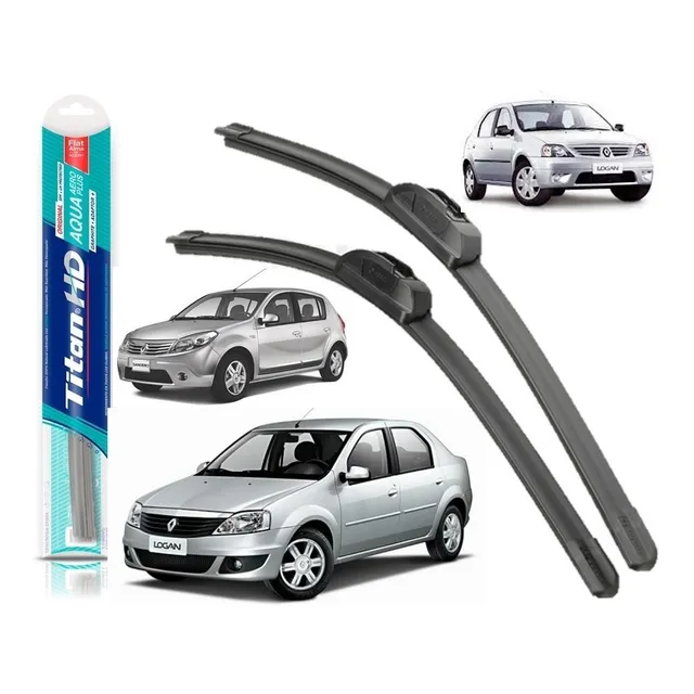 Par Plumillas Titan Hd Aqua Renault Sandero/logan/dusterclio