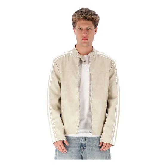 Campera Simil Cuero Bross Gastada
