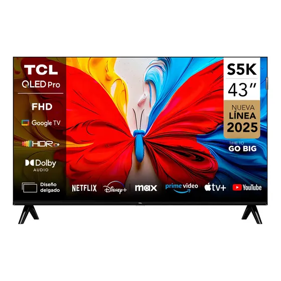 Smart TV 43 TCL Full HD QLED 43S5K | Cuotas sin interés