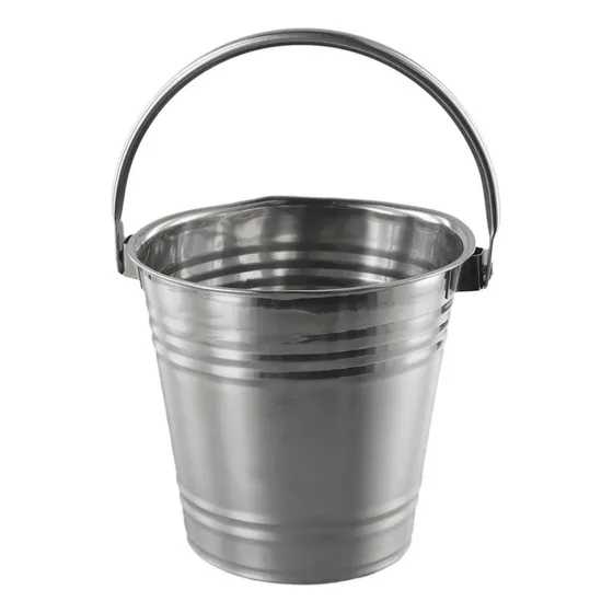 Balde Hielera Cubitera Champagnera Acero Inoxidable 7 L 21cm