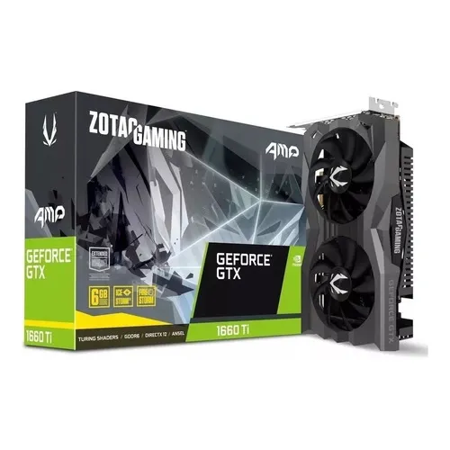 Placa De Video Nvidia Geforce Gtx 1660ti Dual 6gb Gddr6