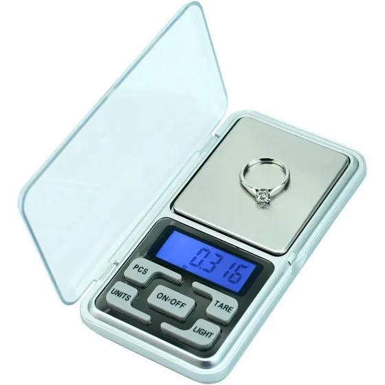 Gramera Balanza Báscula Pesa Para Joyería De Bolsillo 0.1g O 0.01g A 200g Para Objetos Chicos O Joyas Alta Calidad Everest