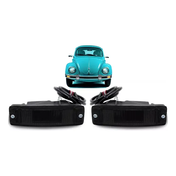 Par Cuartos Defensa Frontal Vw Sedan Vocho Ambar / Ahumado.