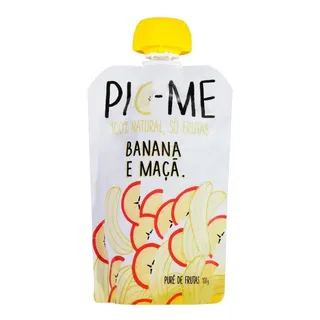 PurĂȘ De Frutas Banana E Maçã Pic-me 100g PurĂȘ De Frutas Banana E Maçã Pic-me 100g