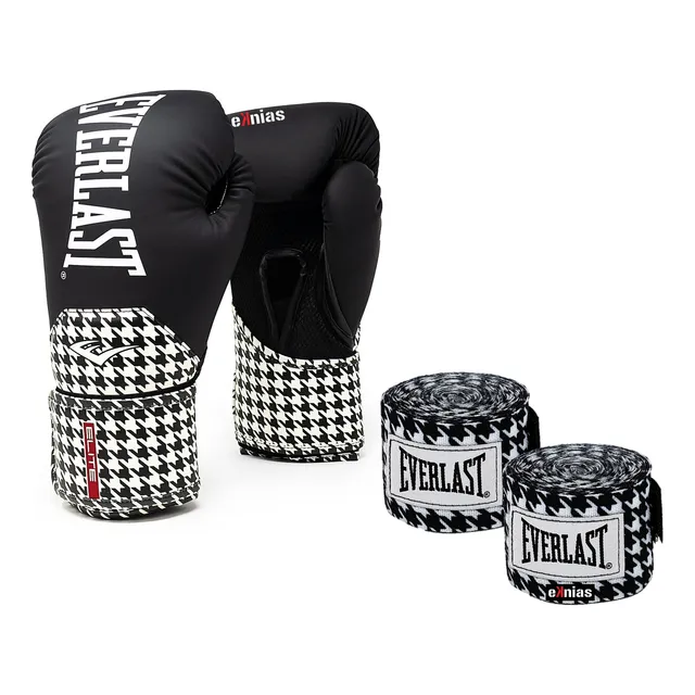 Set Guante De Boxeo Vendas 120 Everlast Elite Mma 