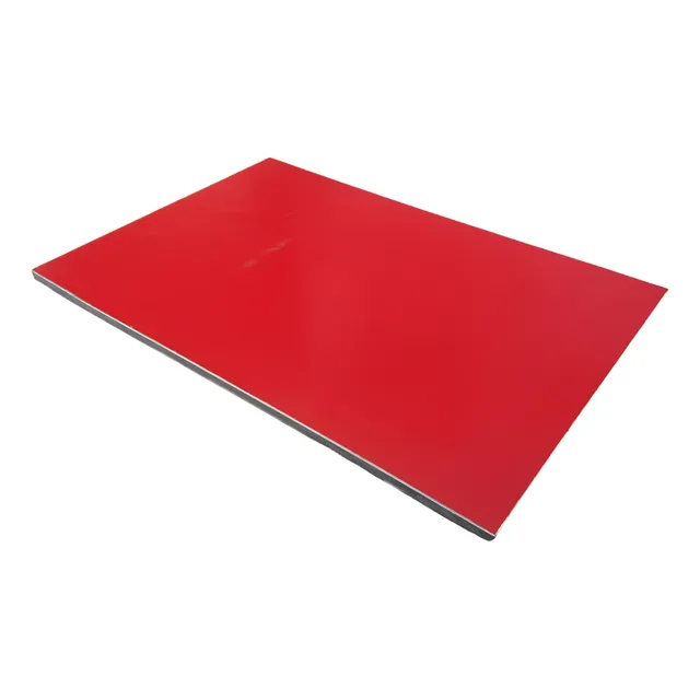 Lamina De Alucobond Rojo 2.44mx1.22m 3mmx 2.44mx1.22m