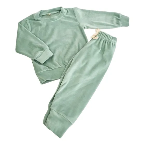 Conjunto Plush Bebe Buzo Y Pantalón Ambar Kids