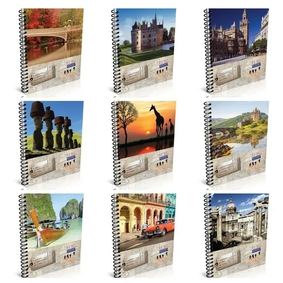 Cuaderno Universitario Rayado Pack X10 Travel