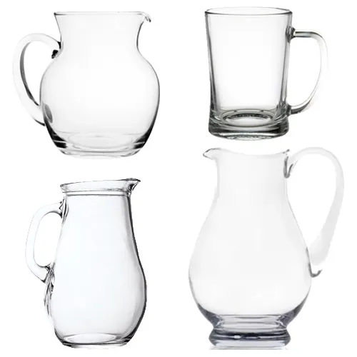 Jarras De Cristal - Tallada - Agua - Bebidas - Jugos