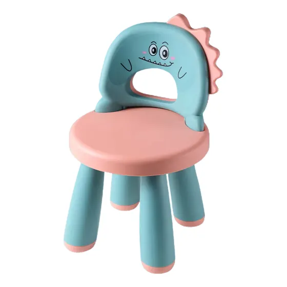 Sillita Infantil Banquito Con Respaldo Dinos