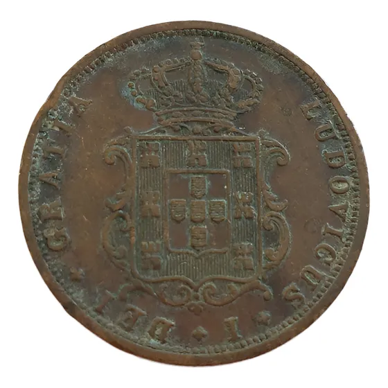 Portugal Moeda V Réis 1875