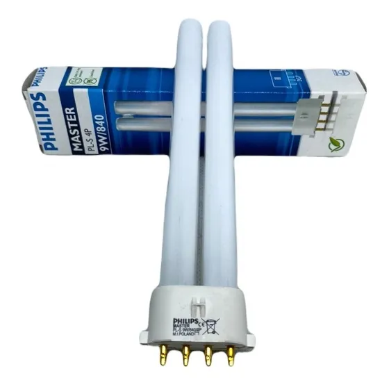 Lâmpada Master Compacta Pl-s 9w/840 4p Philips (kit C/2 Pç)