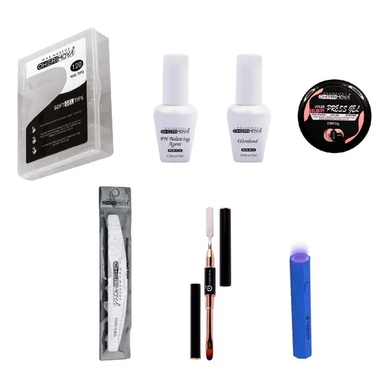 Kit Set Press Gel Liquido Soft Gel Cherimoya