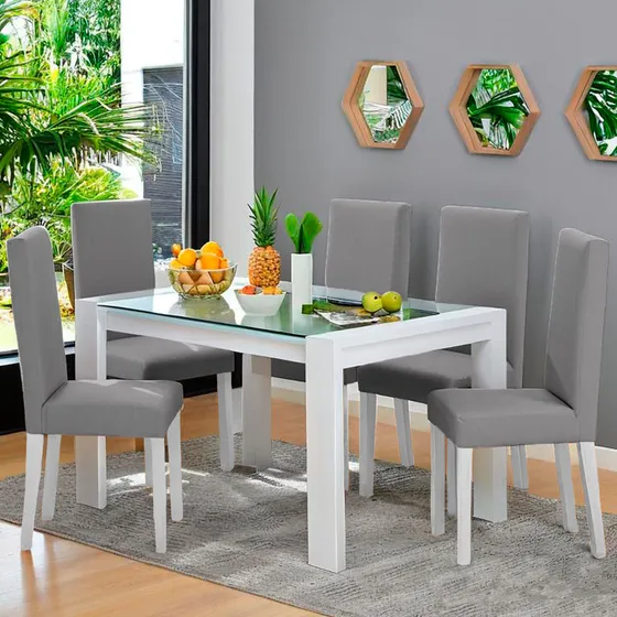 Comedor Togo Rembrandt 6 Puestos, Rectangular
