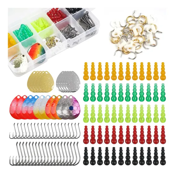 Kit De 170 Piezas Para Fabricación De Señuelos De Pesca