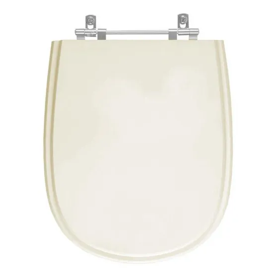 Assento sanitário Pontto Lavabo Sabatini Sabatini MDF de MDF laqueado com forma quadrada areia lisa