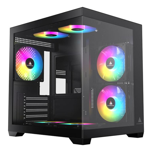 Gabinete Gamer Acegeek Neptune, Mid-tower, Lateral De Vidro Gabinete Gamer Acegeek Neptune, Mid-tower, Lateral De Vidro