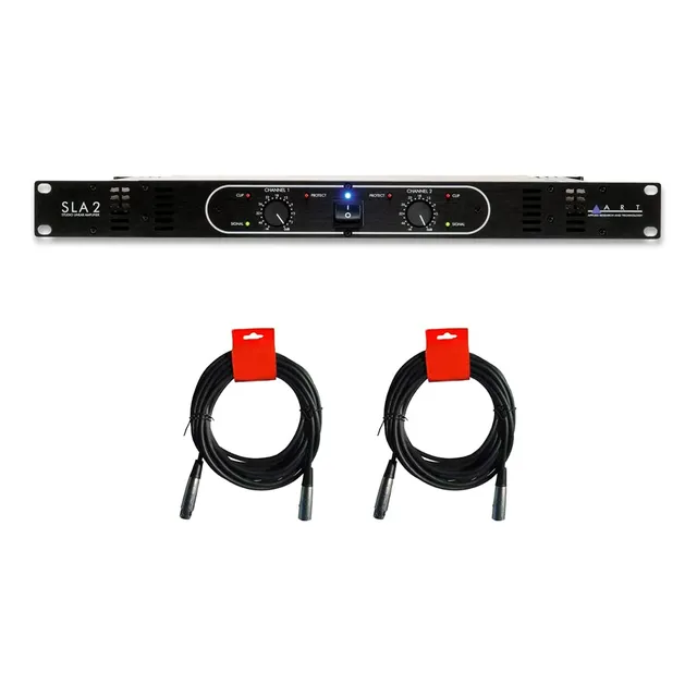 Art Amplificador Potencia Sla-2-2 Canal Para Montaje Rack W