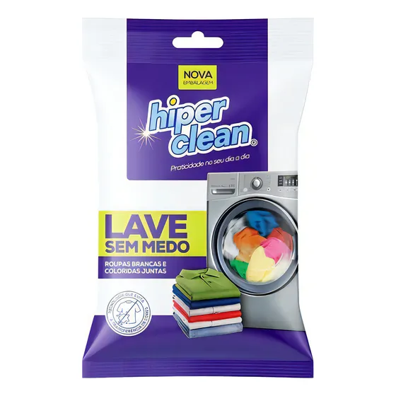 Lenço Hiperclean Lave Sem Medo Anti Mancha Roupas Coloridas