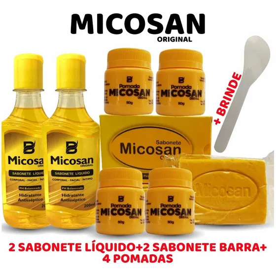 Pomada Micosan Clareia Manchas Virilha Axilas Espinhas Micos