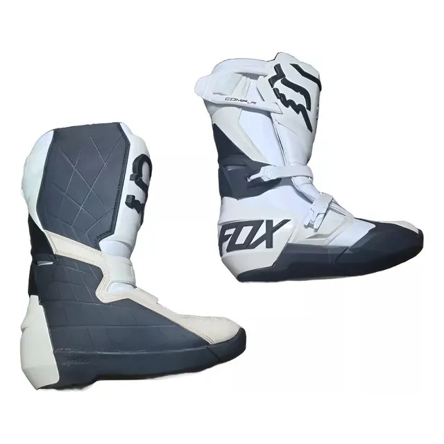 Bota Motocross Fox Comp R Blancas Talle Usa 12 Outlet 3x