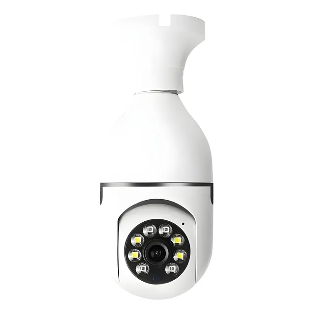 Cámara De Seguridad Red Inalámbrica 360° Tipo Ampolleta