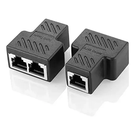 Splitter De Red Rj45 A Rj45 De 1 A 2 Blindado