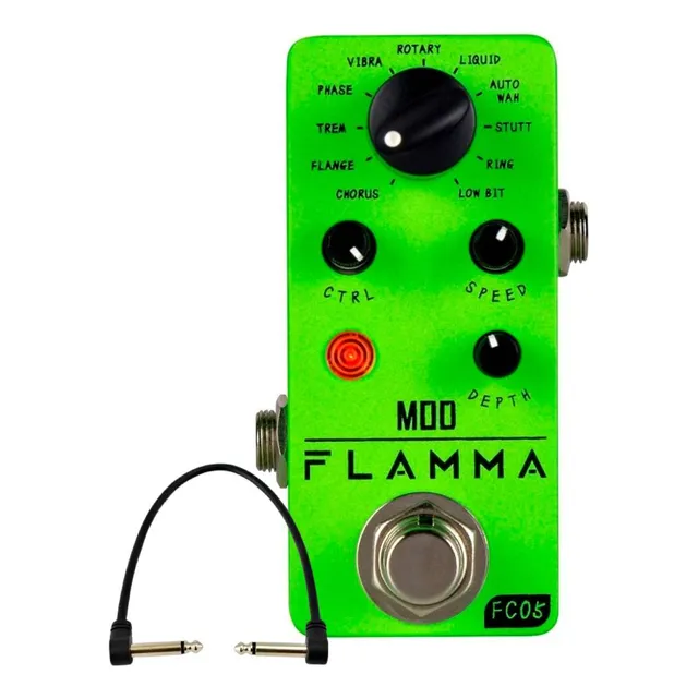 Pedal Guitarra Flamma Fc05 Mod 11 Efeitos + Cabo P10 C/ Nf